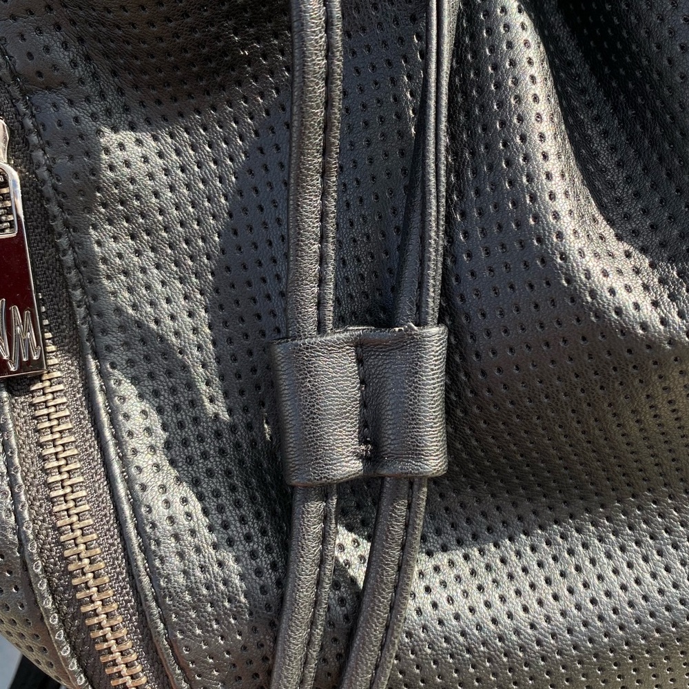 Neiman Marcus Leather Backpack | Black - Picture 4 of 8